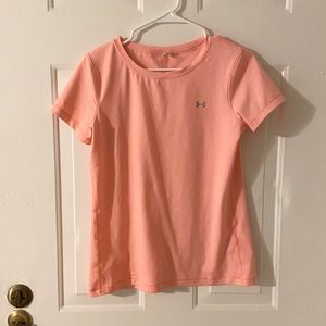 Women’s Under Armour hot pink workout tee